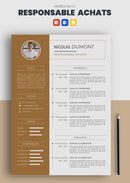 exemple cv responsable achats