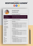 exemple de cv responsable administratif