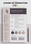 exemple cv responsable atelier production