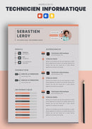 exemple de cv technicien informatique