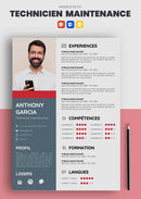 exemple cv technicien de maintenance