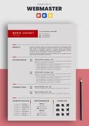 exemple de cv webmaster