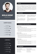 modèle cv animateur 3d