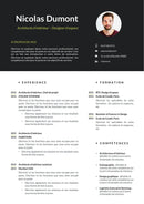 modèle cv architecte d'intérieur