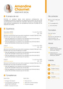 modèle cv assistante sociale