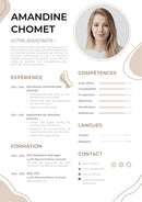 modèle cv assistante