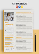 modèle cv gratuit design