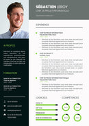 modèle cv chef de projet informatique