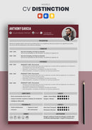 modèle cv distinction rouge