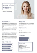 modele cv femme de ménage