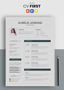 modèle cv first gris