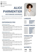 modele cv gestionnaire assurance