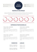 modele cv ingénieur mécanique