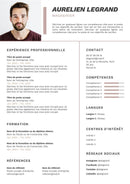 modele cv magasinier