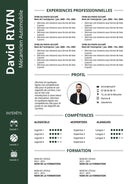 modèle cv mécanicien automobile
