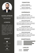 modele cv mécanicien