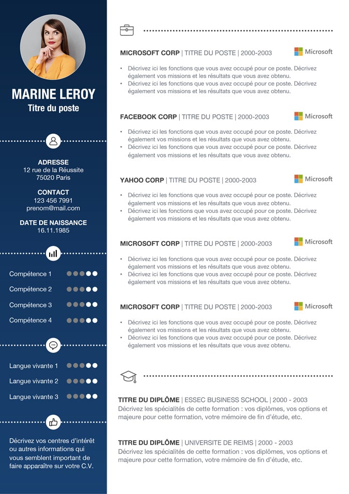 Professional CV - Modern CV Template (Download) | CV Market