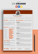 modèle cv orange