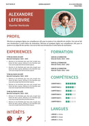 modèle cv ouvrier horticole