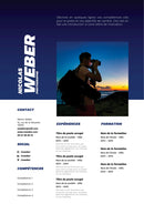 modèle cv photographe