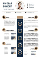 modèle cv pompier volontaire