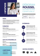 modèle cv secrétaire comptable