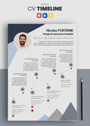 cv timeline bleu