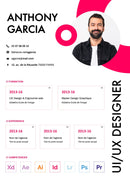 modèle cv web designer