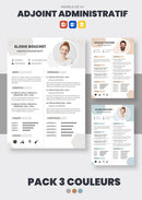 pack cv adjoint administratif