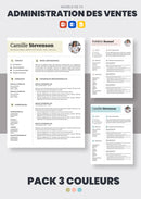 pack cv administration des ventes