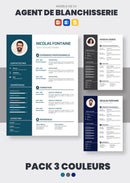 pack cv agent de blanchisserie