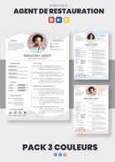 pack cv agent de restauration