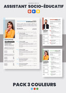pack cv assistant socio educatif