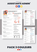 pack cv assistante administrative