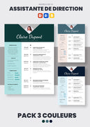 pack cv assistante de direction