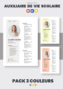pack cv auxiliaire de vie scolaire