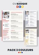 Pack cv gratuit design