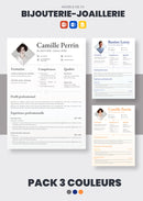 pack cv bijouterie joaillerie
