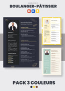 pack cv boulangerie pâtisserie