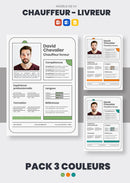 pack cv chauffeur livreur