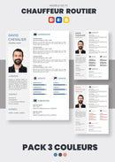 pack cv chauffeur routier