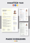 pack cv chauffeur taxi vtc