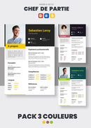 pack cv chef de partie