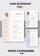 pack cv chef de produit
