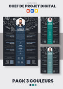 pack cv chef de projet digital