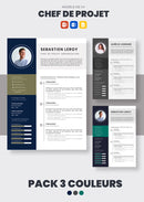 pack cv chef de projet organisation