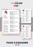 Pack cv colori