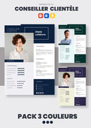 pack cv conseiller clientèle