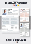 pack cv conseiller financier