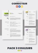 pack cv correcteur